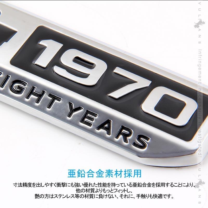 ジムニー 48周年 アニバーサリーエンブレム 亜鉛合金 立体感 ブラック アイディア次第 1PCS 外装 パーツ アクセサリー カスタム アンティーク レトロ