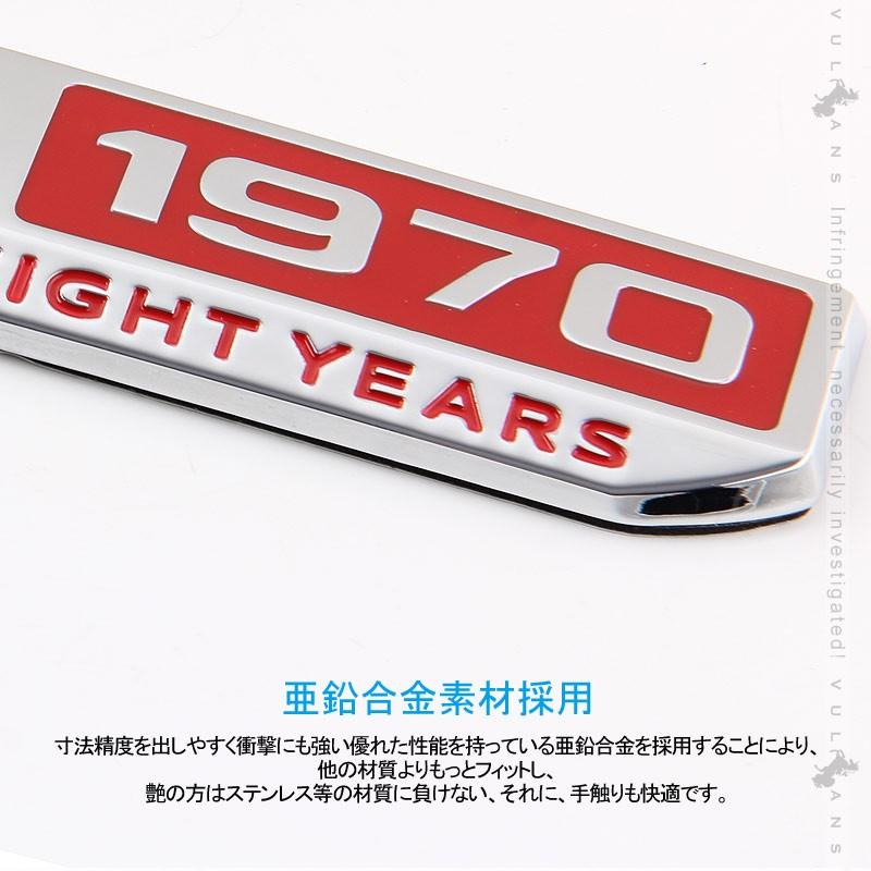 ジムニー 48周年 アニバーサリーエンブレム 亜鉛合金 立体感 レッド アイディア次第 1PCS 外装パーツ アクセサリー カスタム アンティーク レトロ