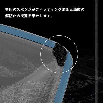 200系 ハイエース レジアスエース ドアバイザー サイドドアバイザー 2枚 スモークバイザー ウインドウ 日除け 雨除け 外装 カスタム パーツ 標準 ワイド