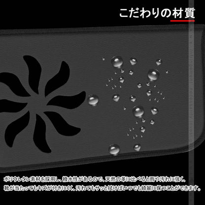 トヨタ ハイエース200系 1/2/3/4型 ドアキックマット 2P ドアトリムカバーマット ドアパネル ドアプロテクター 保護 内装 パーツ エアロ アクセサリー カスタム