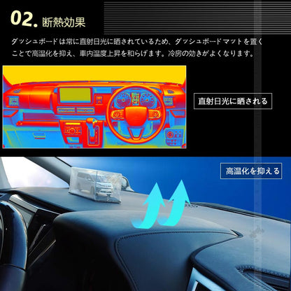 アルファード ヴェルファイア 30系 前期 後期 ダッシュボードマット PUレザー ダッシュマット 内装 パーツ カスタム エアロ アクセサリー 映り込み防止 ダッシュボードカバー ダッシュボードライト保護マット UVカット