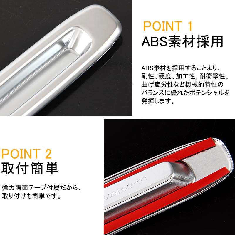 トヨタ 汎用 ヴェルファイア30系 アルファード30系 サンルーフハンドルカバー シルバーメッキ 1P 内装 パーツ カスタム インテリアパネル ガーニッシュ