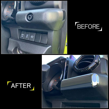 新型ジムニー JB64W ジムニーシエラ JB74W 運転席乗降グリップ 1PCS メッキ仕上げ インテリアパネル 内装 カスタム パーツ アクセサリー JIMNY
