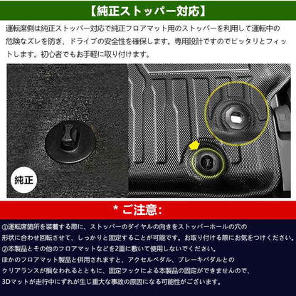 新型 ZR-V/ZRV RZ系 RZ3 RZ4 RZ5 RZ6 3Dフロアマット 選べる1列目/2列目 3Dセカンドマット 汚れ防止 TPE材質 カーマット 内装 カスタム パーツ アクセサリー