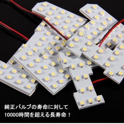 NBOX+ NBOX+カスタム JF1 JF2 前期 LEDルームランプ 159連SMD 7点set LED ルームライト 室内灯 内装 パーツ カスタム インテリアパネル