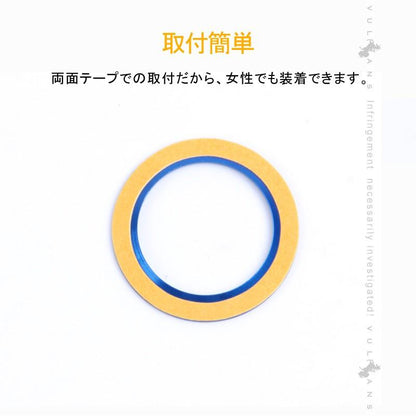 新型シビック FC1 FK7 FK8 エンジンスターターリング カバー ブルー ハッチバック セダン タイプR インテリアパネル 内装 パーツ CIVIC