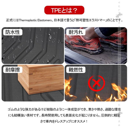 CX-8 KG系 3Dラゲッジマット 5枚セット 3D立体構造 カーマット ラゲージマット ラゲッジルームマット ズレ防止 内装 カスタム パーツ 抗菌効果トランクマット