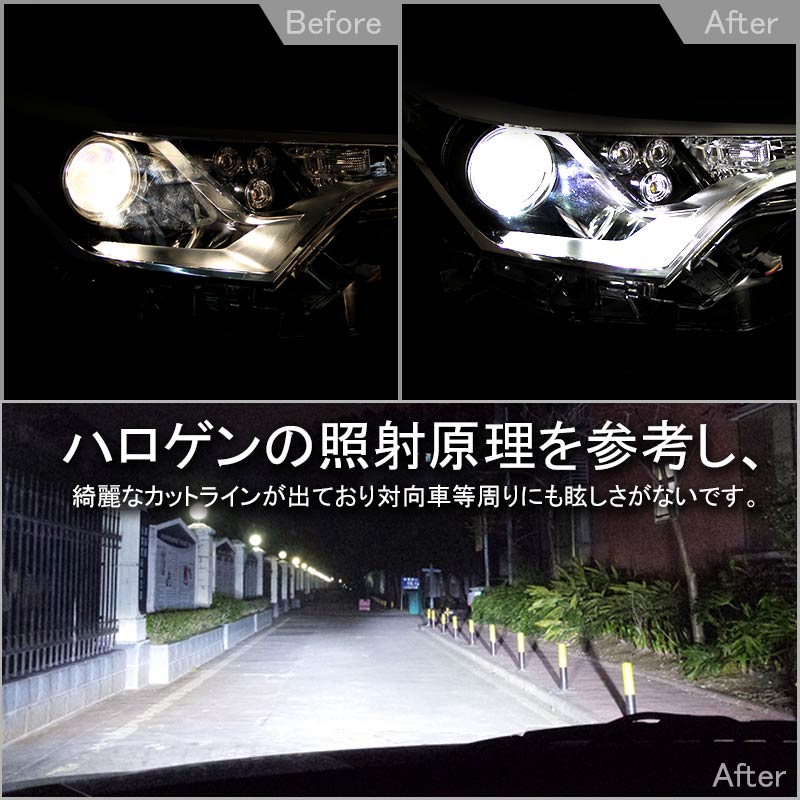 CHR C-HR ハロゲン仕様車専用 HIR2 9012 多彩 LEDヘッドライト LEDヘッドランプ バルブ ケルビン数変更可 2500LM 25WX2 6500K 3000K 8000K 2個SET