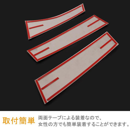 三菱 MITSUBISHI RVR ドア ピラーガーニッシュ ガードモール ピラーカバー 6P ステンレス パーツ アクセサリー 外装 カスタム ドレスアップ