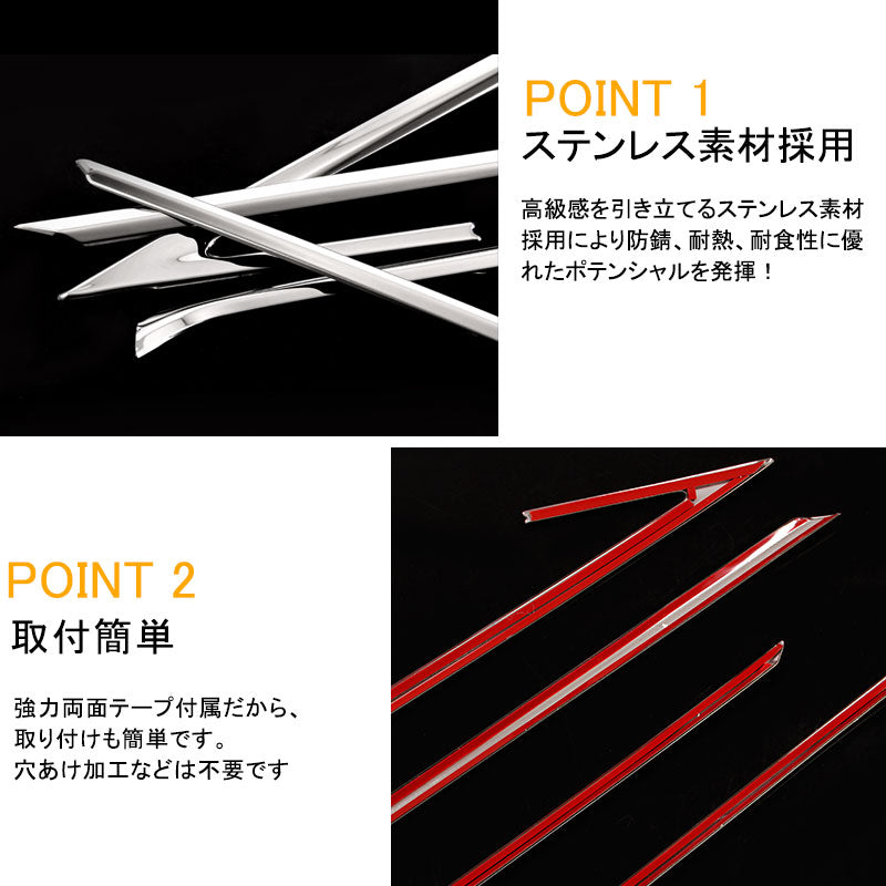 レクサス RX200t RX450h 新型 RX 20系 ウィンドウトリム ウインドウガーニッシュ 4P ステンレス モール 外装 アクセサリー カスタム パーツ LEXUS