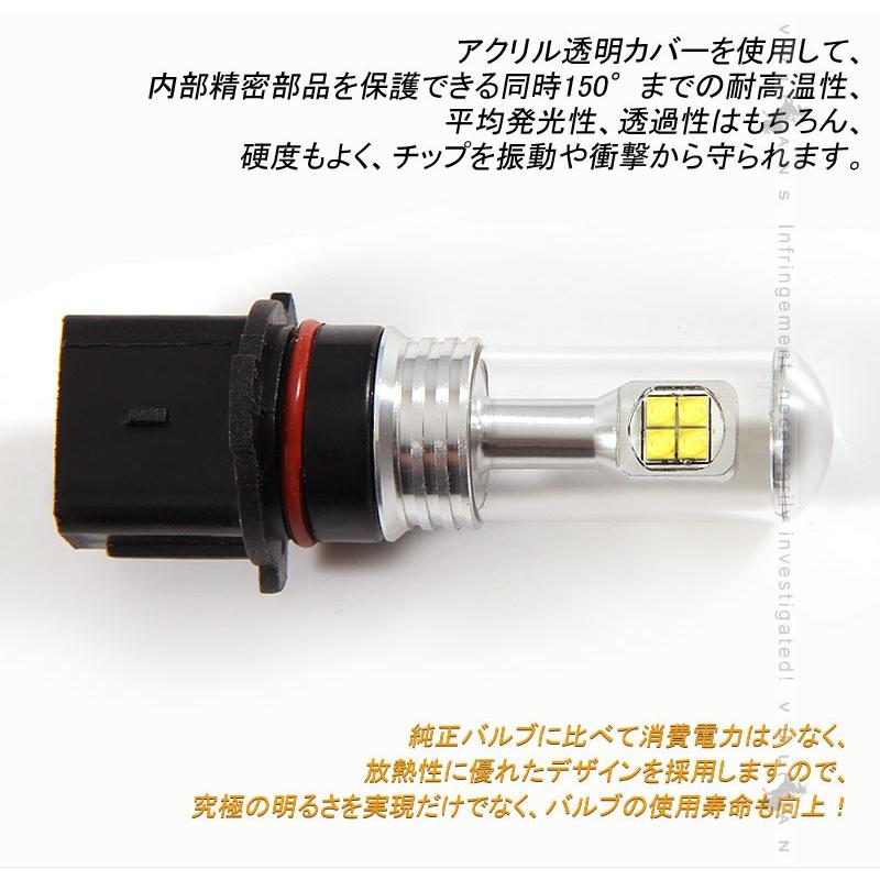 PSX26W LEDバルブ LEDフォグランプ 40W HIACE ハイエース3型後期 4型に LEDフォグ 2個 驚愕の明るさ ホワイト EPISTAR 汎用 カー パーツ エアロ LED関係 外装