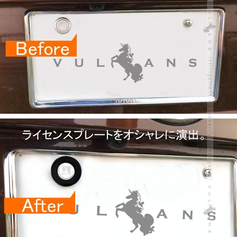 汎用 ビレット ナンバープレート ボルトキャップ 1個 封印付き車両 普通車 アルミ合金 ブラック パーツ カスタム エアロ アクセサリー ドレスアップ 用品