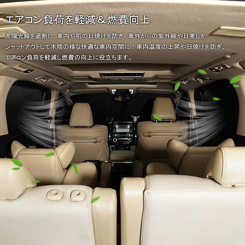 新型シエンタ 10系 クイックサンシェード 8枚セット 選べる2タイプ ワンタッチサンシェード 換気 日よけ 目隠し 車中泊 盗難防止 燃費向上 プライバシー保護