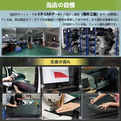 アルファード ヴェルファイア 40系 クイックサンシェード 1台分 選べる2色 断熱 99%遮光率 折り畳み式 車中泊 燃費向上 アウトドア 日除け 内装 パーツ