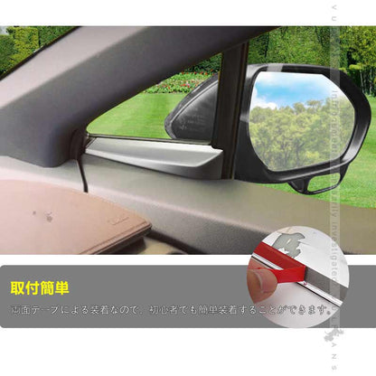 C-HR CHR ZYX10/NGX50 インナーAピラーパネル ガーニッシュ メッキ仕上げ インテリアパネル 内装 カスタム パーツ ドレスアップ エアロ