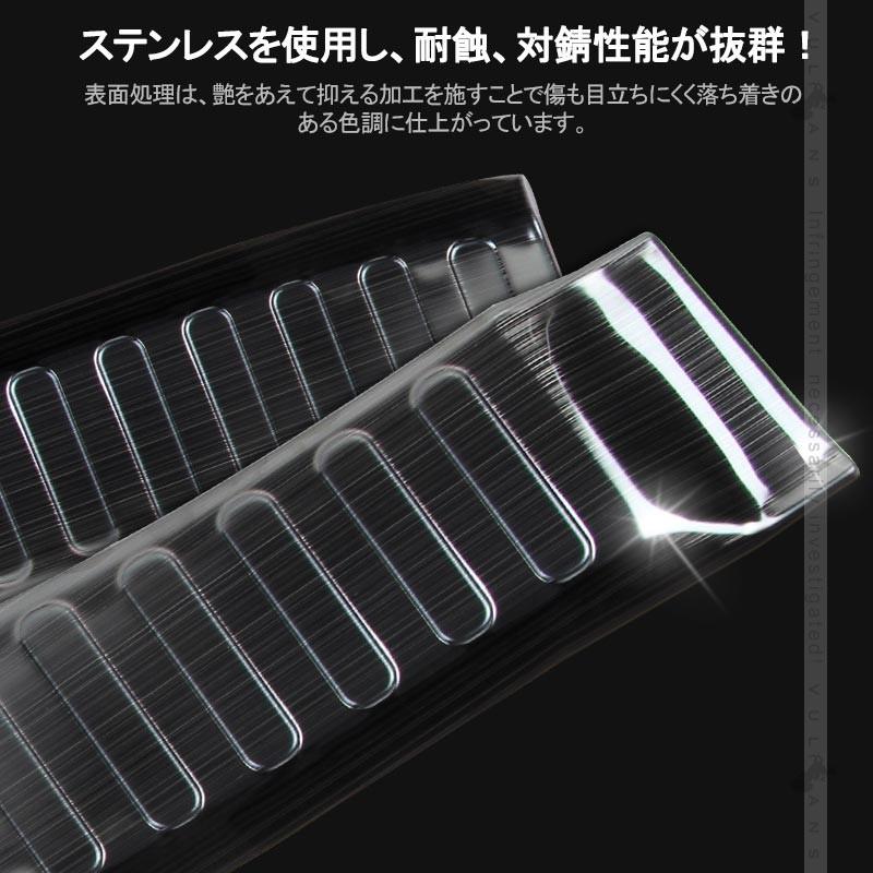 新型 NBOX N-BOX カスタム JF3 JF4 ブラックステン仕上げ リア ステップガード インナーラゲッジガード ガーニッシュ 内装 カスタム パーツ アクセサリー