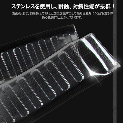 新型 NBOX N-BOX カスタム JF3 JF4 ブラックステン仕上げ リア ステップガード インナーラゲッジガード ガーニッシュ 内装 カスタム パーツ アクセサリー