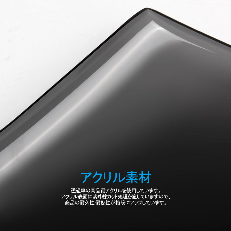 エルグランド E51系 後期 ヘッドライトカバー スモークレンズカバー 取説付 UVカット 左右セット アクリル素材 エアロ 外装 アクセサリー エアロ ELGRAND E51