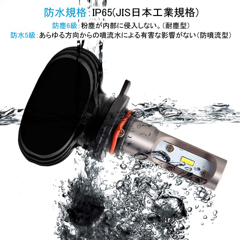 CHR ハロゲン仕様車 LEDヘッドライト オールインワン HIR2/9012 8000LM SEOUL CSPチップ 1年保証 LEDフォグランプ DC9V~32V 6500K 一体型 取付簡単 電装