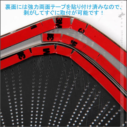 アルファード/ヴェルファイア 30系 後期 ドアスピーカーカバー 4PCS ブラックステン ドアスピーカーリング ガーニッシュ 鏡面 内装 カスタム パーツ