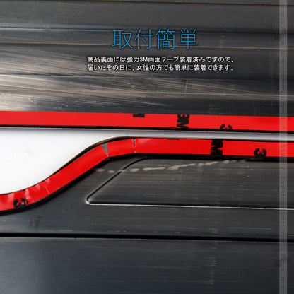 セレナ C27 ブラックステン スカッフプレート サイドステップガード すべり止め付き 4PCS ヘアライン仕上げ サイドガード プロテクター 傷防止 ドレスアップ カスタム 内装 パーツ SERENA