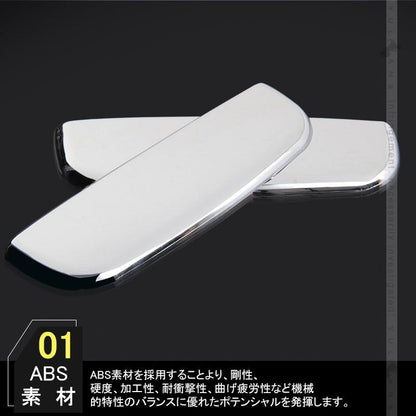新型ジムニー JB64W/JB74W ドアハンドルカバー 2PCS メッキ仕上げ ドアハンドルプロテクター ガード ドアノブカバー 外装 パーツ カスタム JIMNY