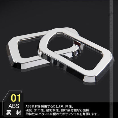 ジムニー JB64W ジムニーシエラ JB74 インナードアハンドルカバー 2PCS メッキ仕上げ ガーニッシュ インテリアパネル 内装 カスタム パーツ アクセサリー JIMNY