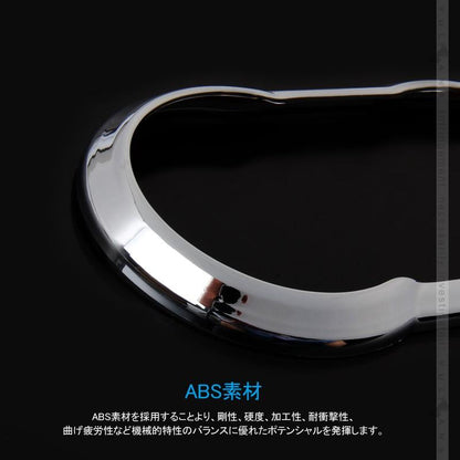 新型ジムニー JB64W/JB74W MT車 エアコンガーニッシュ 1PCS メッキ仕上げ エアコンメッキカバー エアコン吹き出し口 内装 カスタム パーツ アクセサリー JIMNY