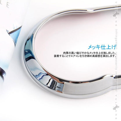 新型ジムニー JB64W/JB74W MT車 エアコンガーニッシュ 1PCS メッキ仕上げ エアコンメッキカバー エアコン吹き出し口 内装 カスタム パーツ アクセサリー JIMNY