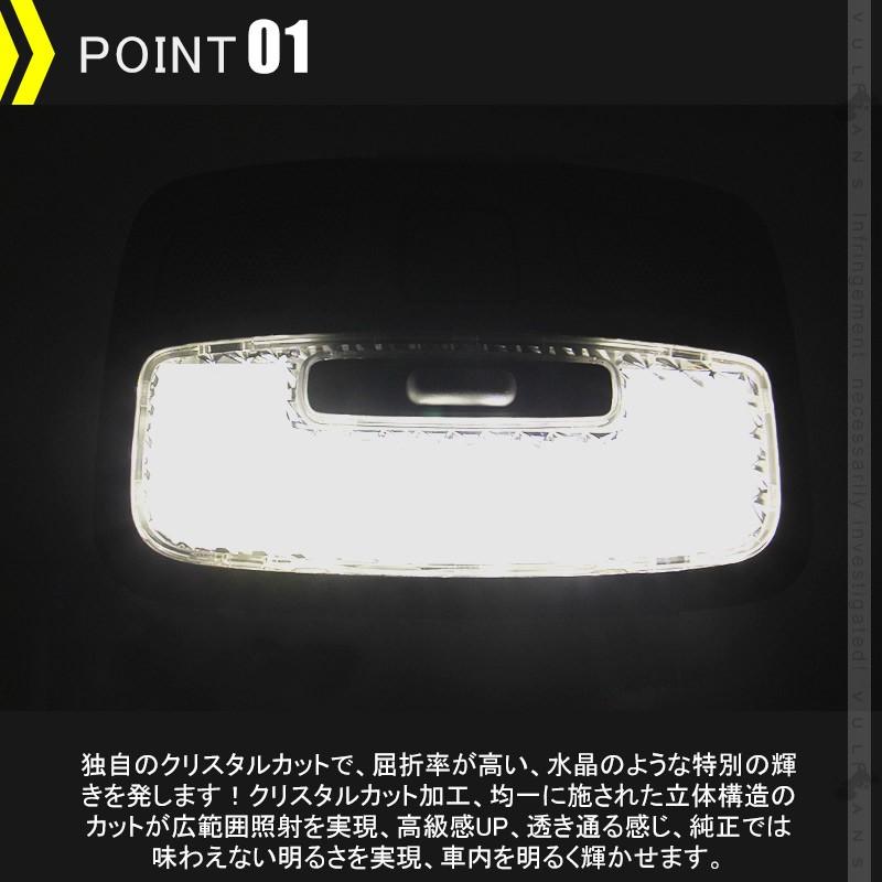 新型ジムニー JB64W/JB74W クリスタル ルームランプ レンズカバー 2PCS 取付工具付き ルームランプカバー 内装 パーツ カスタム エアロ アクセサリー