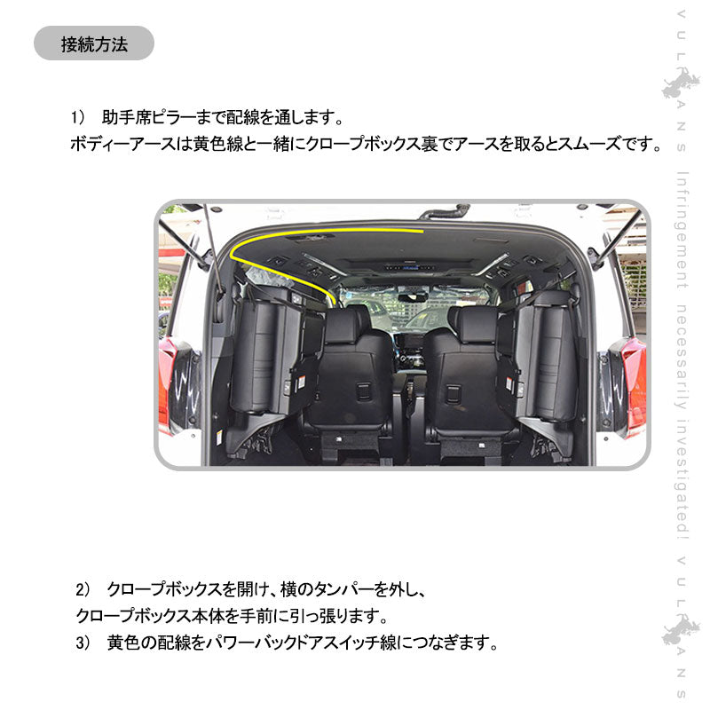 アルファード/ヴェルファイア30系 後期 パワーバックドアオープンキット パワーバックドアキット 電装 パーツ ワンタッチ  パワーゲート カスタム