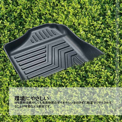 新型ジムニー JB64W/JB74W AT車 3D フロアマット TPO ズレ防止 フロント+リア 消臭・抗菌効果 内装 パーツ カスタム エアロ アクセサリー インテリアパネル