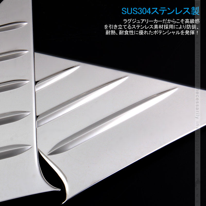 アルファード/ヴェルファイア30系 後期 Bピラーガーニッシュ Bピラーカバー ステンレス鏡面仕上げ 2PCS 外装 カスタム パーツ アクセサリー
