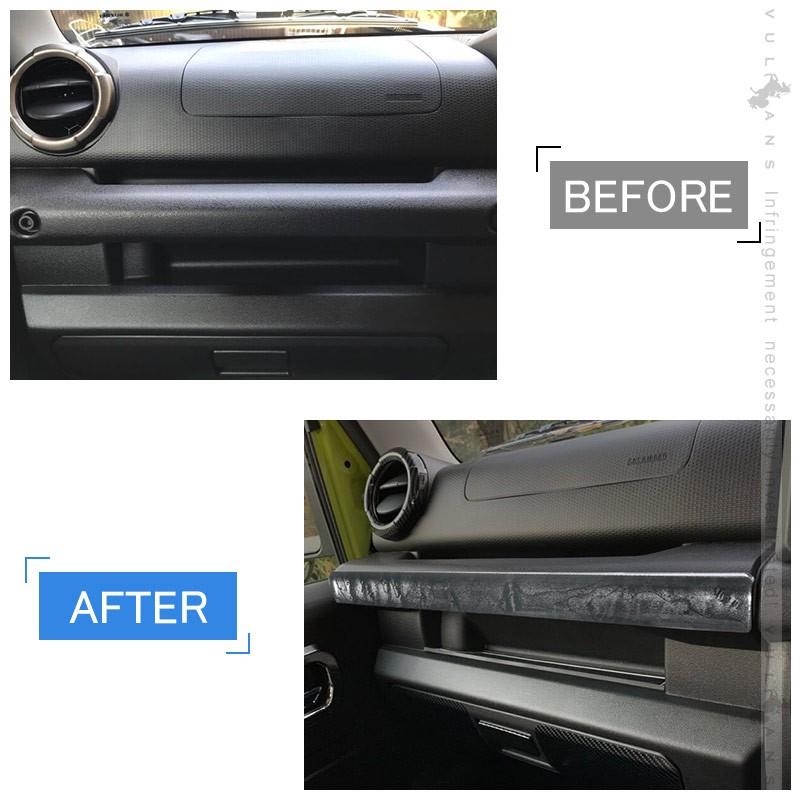 新型ジムニー JB64W/JB74W アシストグリップガーニッシュ 1PCS 黑木目インテリアパネル アクセサリー カスタム 内装 パーツ 用品 JIMNY