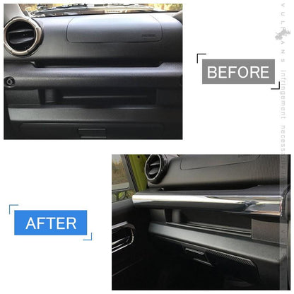 新型ジムニー JB64W/JB74W アシストグリップガーニッシュ 1PCS メッキ仕上げインテリアパネル アクセサリー カスタム 内装 パーツ 用品 JIMNY