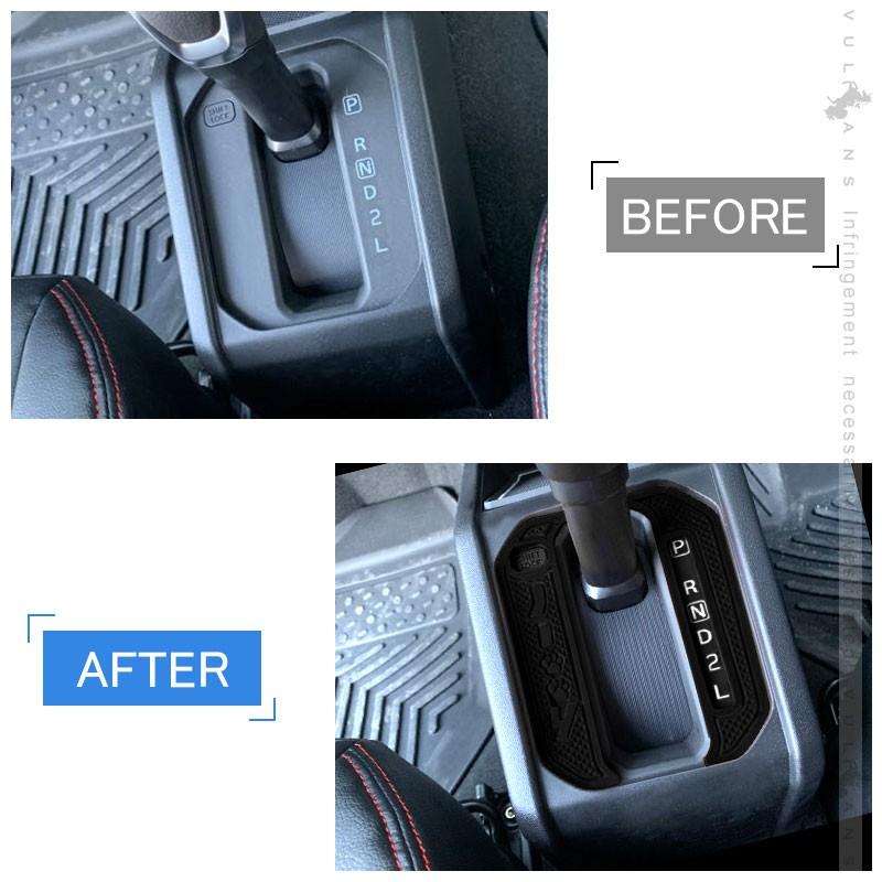 新型ジムニーJB64W/JB74W オートマ シフトレバーゴムマット ブラック シフトパネルカバー ドレスアップ 滑り止めマット 1枚 水洗いOK 内装 パーツ アクセサリー