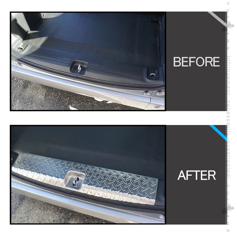 N-VAN JJ1/2 ラゲッジスカッフ 1PCS シルバーステンレス ラゲッジステップガード 外装 パーツ アクセサリー カスタム キズ防止 荷室 トランク NVAN