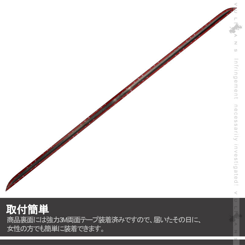 N-VAN JJ1/2 リアエンドガーニッシュ 1PCS SUS304ステンレス リアゲート ガーニッシュ 外装 パーツ アクセサリー カスタム