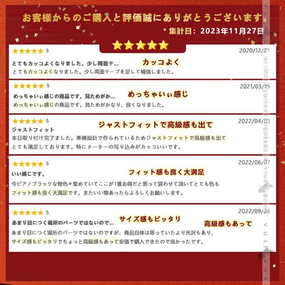 アルファード/ヴェルファイア30系 前期/後期 メーターアンダーパネル ピアノブラック 1PCS 内装 インテリアパネル パーツ アクセサリー