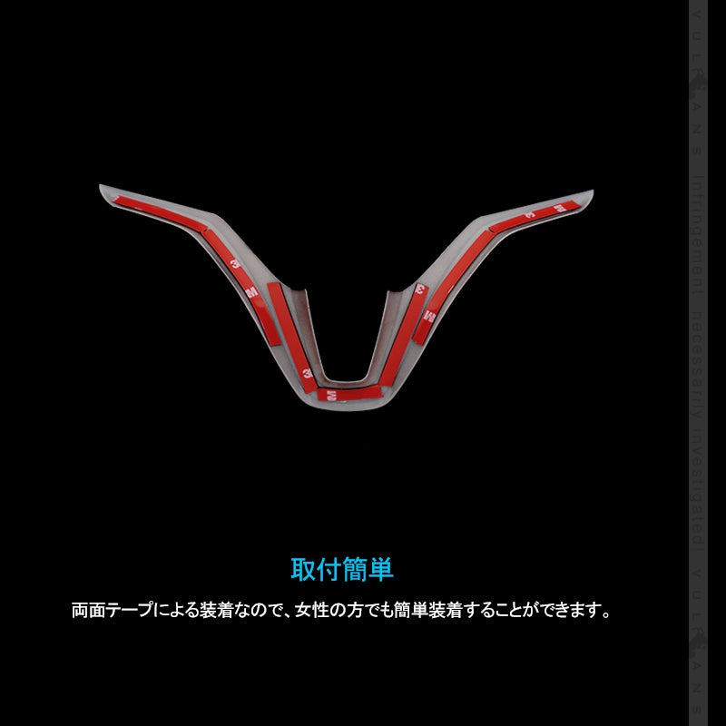 ヴェゼル ステアリングガーニッシュ パネル ピアノブラック 1PCS インテリアパネル 内装 アクセサリー カスタム パーツ VEZEL ベゼル