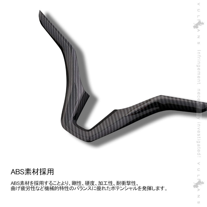 ヴェゼル ステアリングガーニッシュ パネル カーボン調 1PCS インテリアパネル 内装 アクセサリー カスタム パーツ VEZEL ベゼル
