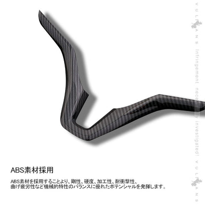ヴェゼル ステアリングガーニッシュ パネル カーボン調 1PCS インテリアパネル 内装 アクセサリー カスタム パーツ VEZEL ベゼル
