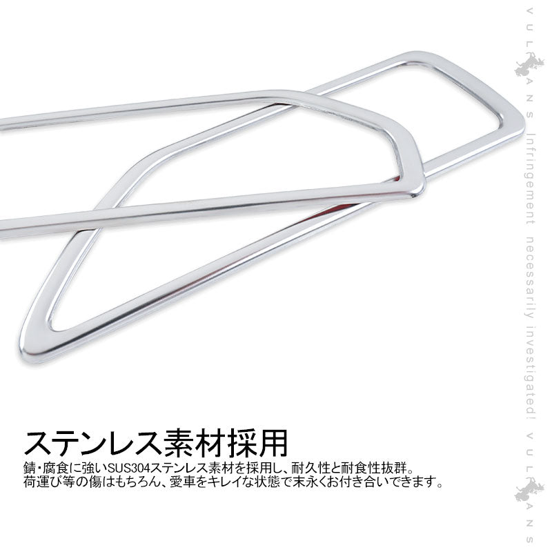 新型RAV4 50系 エアコン吹き出し口カバー 2PCS SUS304ステンレス インテリアパネル エアコンダクト カバー ガーニッシュ 内装 ドレスアップ カスタム パーツ