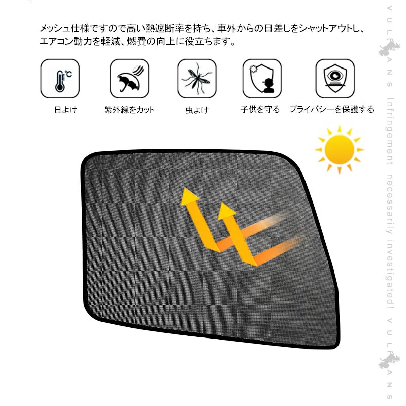 トラック用 日よけ メッシュカーテン エコネット トラック用網戸 三菱4tフルコン 遮光カーテン 虫よけ 車中泊 カスタム 内装 パーツ 2枚 換気 車用 カー用品
