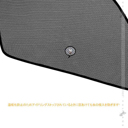 トラック用 日よけ メッシュカーテン 遮光カーテン 日野デュトロ エコネット トラック用網戸 カスタム 内装 パーツ 2枚 換気 車用 カー用品