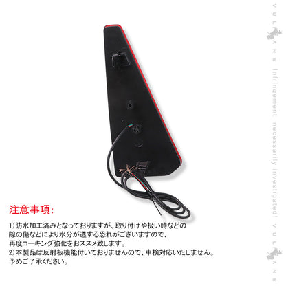 ノア/ヴォクシー80系 Si/ZS用 LEDリフレクター スモール/ブレーキ連動 LEDリフレクターランプ テールライト レッドレンズ ブレーキランプ 左右セット