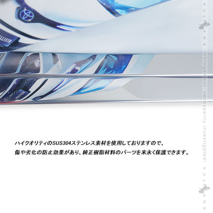 N-VAN JJ1/2 フロントバンパーガーニッシュ グリル バンパーカバー 2PCS SUS304ステンレス エアロ 外装 カスタム パーツ アクセサリー NVAN