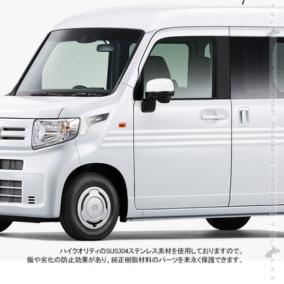 N-VAN JJ1/2 ヘッドライトトリム 左右セット ヘッドライト周り ヘッドライトトリム SUS304ステンレス製 外装 パーツ エアロ カスタム NVAN