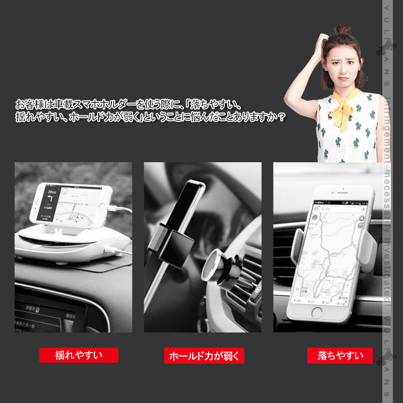 ベンツ Eクラス 車載 スマホホルダー 360度回転可 重力固定式 片手操作 カーホルダー 車載 スマホスタンド 車載スタンド スマホスタンド  iPhone