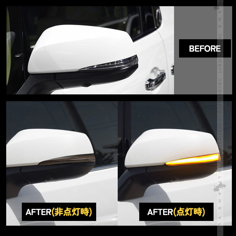 アルファード/ヴェルファイア 30系 シーケンシャルウインカー ドアミラー スモークレンズ 流れるウインカー 工具付き 取付簡単 外装 パーツ LEDシーケンシャル